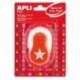 APLI Kids 13298 - Perforadora especial goma EVA figura estrella, 25.4 mm