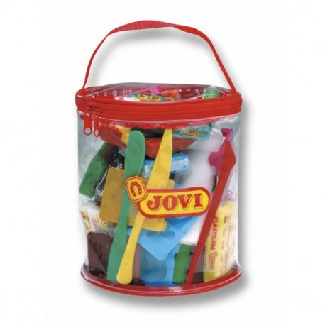 Jovi 340 - Bolsa de plástico con plastilina, color rojo