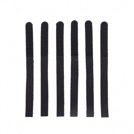 Tiras de velcro para organizar cables 100 unidades , color negro