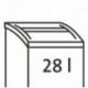 Dahle 22084 – 11103 papersafe escritorio destructora Cross-Cut, color negro/plateado 4 x 48 mm