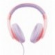 Trust Sonin - Auriculares para niños con limitador de volumen, rosa