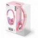 Trust Sonin - Auriculares para niños con limitador de volumen, rosa