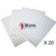 Bramacartuchos - 20X Hojas Papel Transfer para Camisetas de Algodon Blancas para Hp Canon Brother Epson