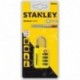 Stanley 81152393401 Candado de combinación de 4 dígitos con indicador de Seguridad, Amarillo, 30 mm