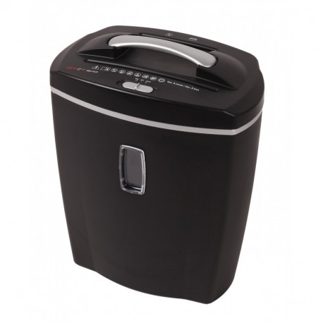 Genie 580 XCD - Destructora de papel, corte en partículas, incluye papelera, color negro