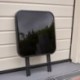 Kingfisher - Mesa plegable para jardín o patio - ideal para bebidas - color negro