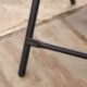 Kingfisher - Mesa plegable para jardín o patio - ideal para bebidas - color negro