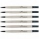 Parker Quink Ink 3021331-6 recambios para bolígrafos de punta fina, color negro