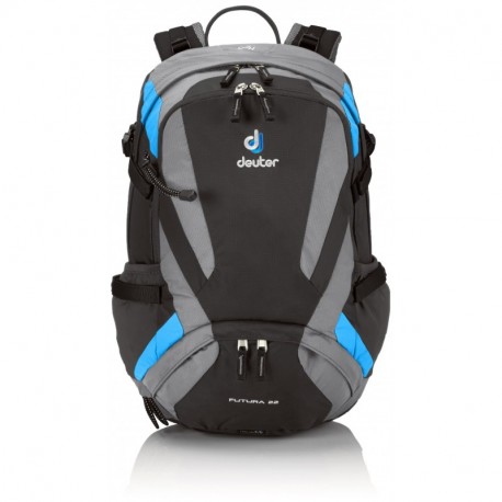 Deuter Futura Mochila para Montaña, Unisex Adulto, Negro Black/Titan , 22 l