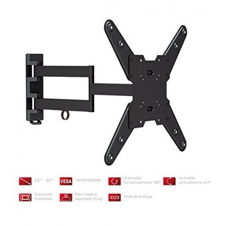 Fonestar STV-683N - Soporte TV orientable brazo articulado