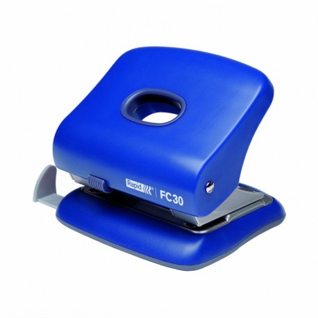 Rapid FC30 - Perforadora de papel, color azul