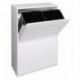 Arregui Basic Cubo de Reciclaje con 4 Cubetas, Metal, Blanco, 24.5x90.5x58.5 cm