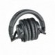 Audio-Technica ATH-M40X - Auriculares de diadema cerrados 40 mm, jack 3.5 mm, plegable , color negro