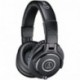 Audio-Technica ATH-M40X - Auriculares de diadema cerrados 40 mm, jack 3.5 mm, plegable , color negro