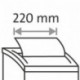 Dahle 22016-11100 - Trituradora de papel pequeña tiras de 7mm 