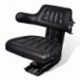 vidaXL Asiento Silla de Tractor con Reposabrazos Suspensión Impermeable Comoda