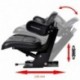 vidaXL Asiento Silla de Tractor con Reposabrazos Suspensión Impermeable Comoda