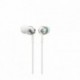 Sony MDR-EX110LP - Auriculares de botón, color blanco con verde