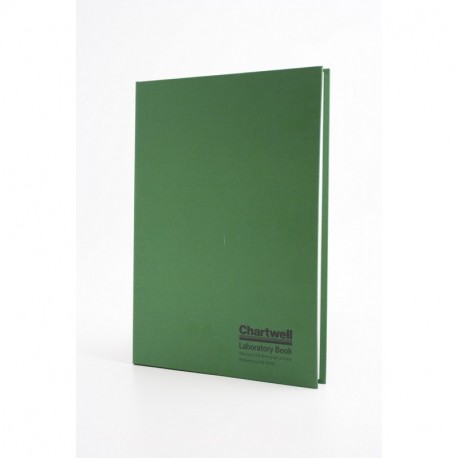 Chartwell - Cuaderno de laboratorio tapa dura, tamaño A4 , tapa verde