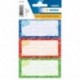 Etiquetas para libros Herma 5562, diseño Schoolydoo, contenido: 9 etiquetas para cuadernos, formato 7,6 x 3,5 cm.