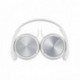 Sony MDR-ZX310APW - Auriculares de diadema cerrados con micrófono, control remoto integrado , blanco