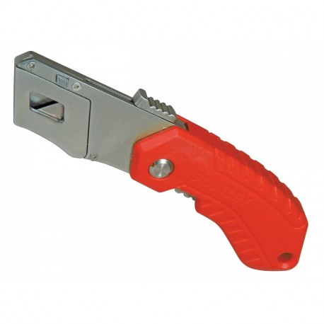 Stanley Cuchillo Plegable 1 Hoja Trapezoidal 11-921 incluida en el Suministro, 0-10-243