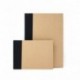 Artway Enviro - Bloc con encuadernado de tipo libro - Papel cartridge 100 % reciclado - Tapas de aglomerado - 170 gsm - 48 ho