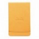 Rhodia 118338C Webnote - Cuaderno de notas hojas marfil microperforadas, con cinta elástica, tamaño A6, a rayas, 90 g, 9 x 1