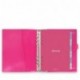 Filofax 022482 - Agenda de anillas tamaño A5 , color rosa caliente