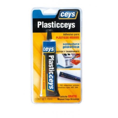 CEYS 501027 Adhesivo plasticceys, Azul, 0