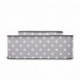 Miss Lulu - Bolso cruzados para mujer Talla única, 1665 Dots Grey, Talla única