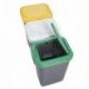 Tontarelli - 75l adjunta Reciclado Reciclaje plástico papeleras Cocina Inicio de Oficina de basuras