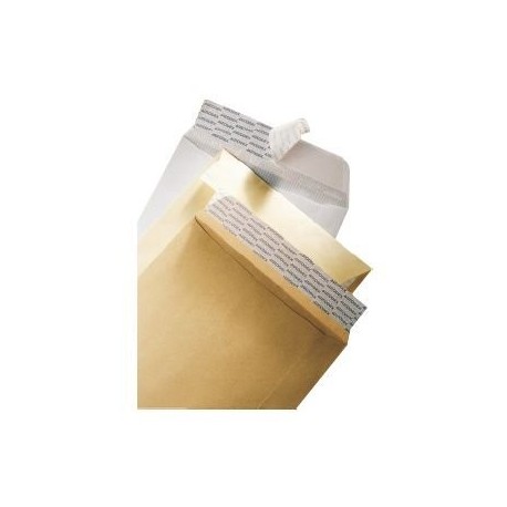 Unipapel 014819 - Pack de 250 bolsas, 260 x 360 mm, color blanco