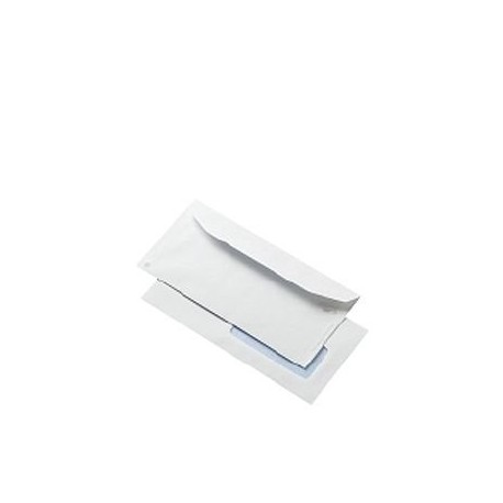 Unipapel caja de 500 sobres offset blanco.80gr.ventana. 115x225. humectable. s/trap. o.system.
