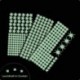 Wandtattoo-Loft Cielo 350 fluorescente Puntos luminosos y Estrellas autoadhesiva 150 brillante + 200 Puntos Adhesivo pared co