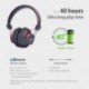 Avantree 40 horas aptX Hi-Fi Auriculares Diadema Bluetooth Inalambricos para TV con micrófono, Over Ear Extra Cómodos y Liger