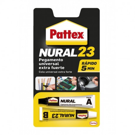 Pattex Nural 23, pegamento universal extra fuerte con secado rápido, 22 ml