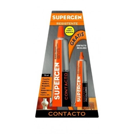 SUPERGEN 62600-012 Pegamento, Amarillento-incoloro, 75ml+20ml