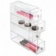 InterDesign Drawers Caja con compartimentos | Caja de maquillaje con 4 cajones | Organizador de maquillaje o artículos de ofi