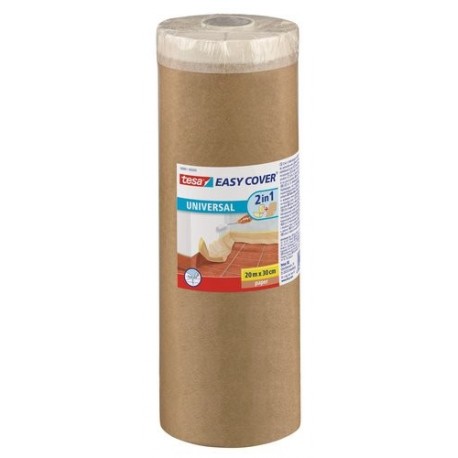 Tesa Papel ecológico + cinta adhesiva para cubrición 20mx300mm 