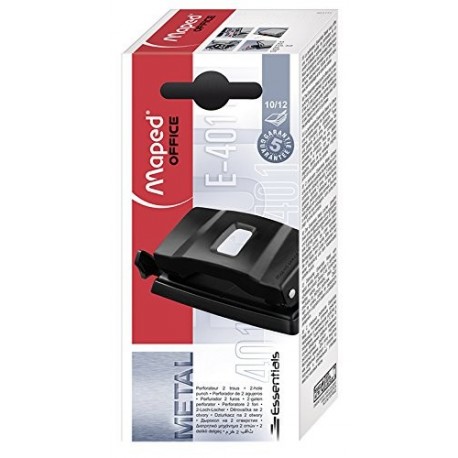 Maped 401111 - Perforador de papel Negro 