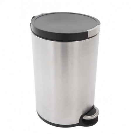 Eko VB 922530 - Cubo de la basura 30 L, acero inoxidable 