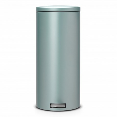 Brabantia Pedal Bin 484261 - Cubo de basura, 30 litros, color menta metalizado