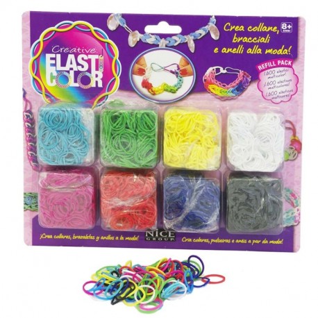 Elasticolor 8 Colors Recambios 1600 Gomas