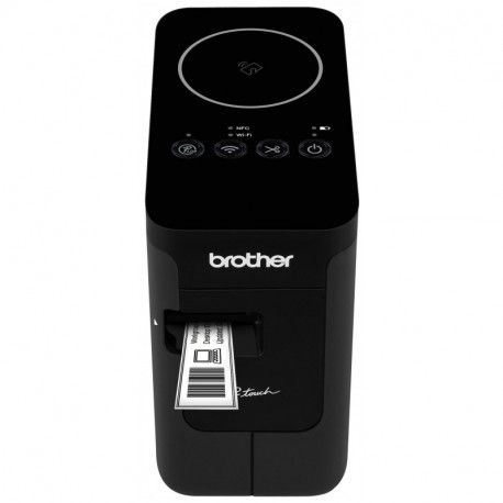 Brother PT-P750W - Impresora de etiquetas 180 x 180 DPI, 30 mm/seg, 1,8 cm, Inalámbrico y alámbrico, 2,4 cm, 1000m Negro