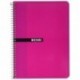 Enri 100430104 - Cuaderno rayado, A4, 80 hojas, colores aleatorios, Paquete de 10