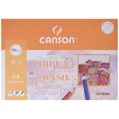 Guarro Canson 728091 - Pack de 10 hojas, A4, 130 gr