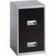 Pierre Henry 217908 - Mueble archivador maxi, 2 cajones, aluminio, color negro