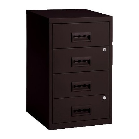 Pierre Henry 095114 - Cabinet de 4 cajones, color negro