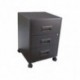 Pierre Henry Rang Concept Cajonera con 3 cajones, Color Gris, Metal, 45.5x56x47 cm